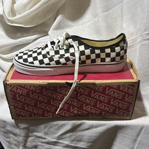 Vans Black and White Checkerboard Shoes Men/Women